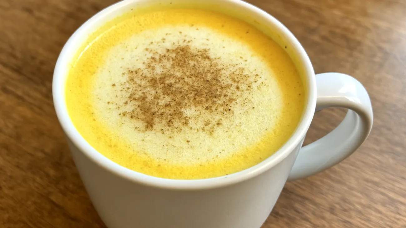 Goldene Milch mit Ashwagandha und Mandelmilch"