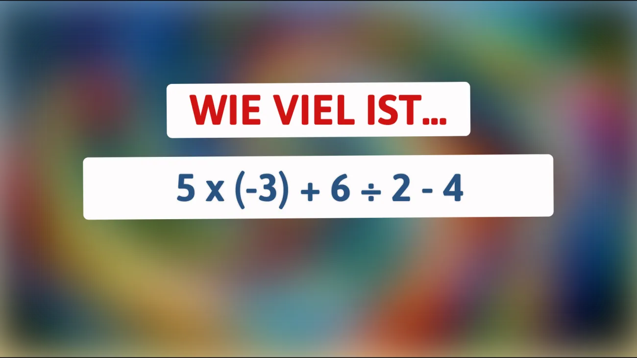 Nur 1 von 10 schafft es: Kannst du dieses mathematische Rätsel für kluge Köpfe lösen?"