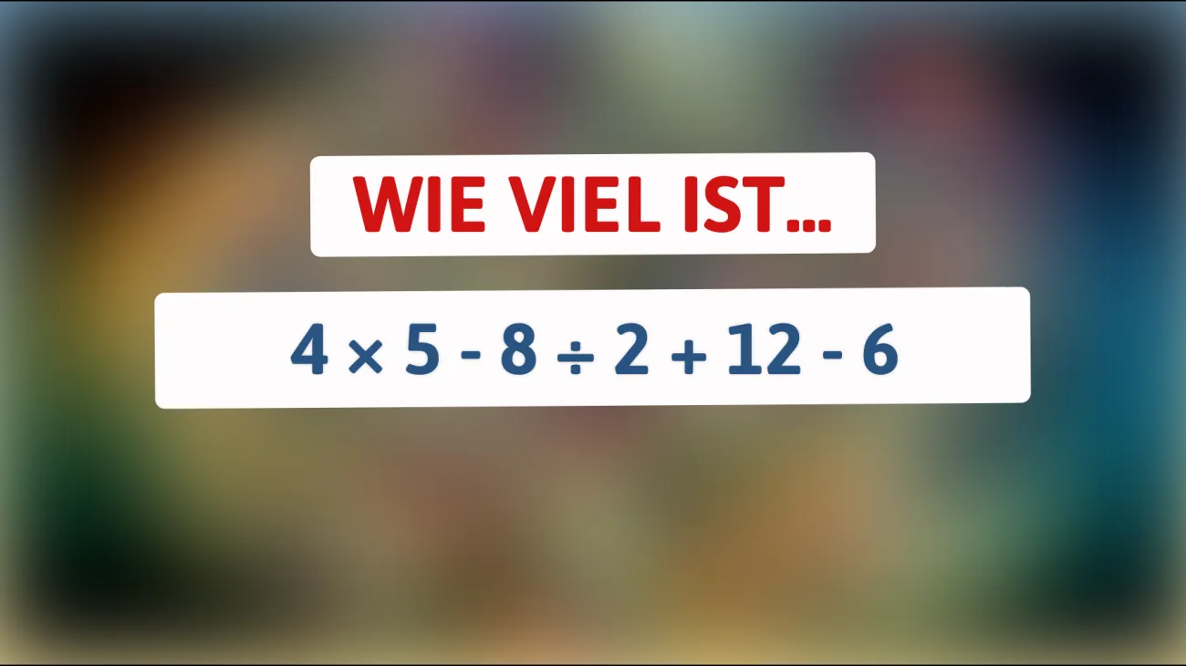 Kannst du das knifflige Rätsel lösen, das nur die schlausten 10% der Welt knacken?"