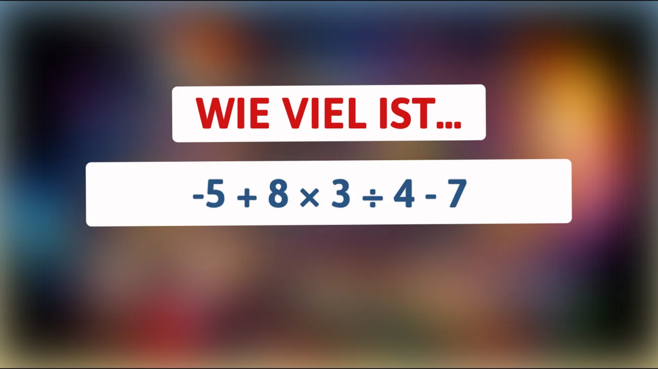 NUR 1% DER MENSCHEN KÖNNTEN DIESES MATHE-RÄTSEL LÖSEN: WIE GUT BIST DU WIRKLICH?"