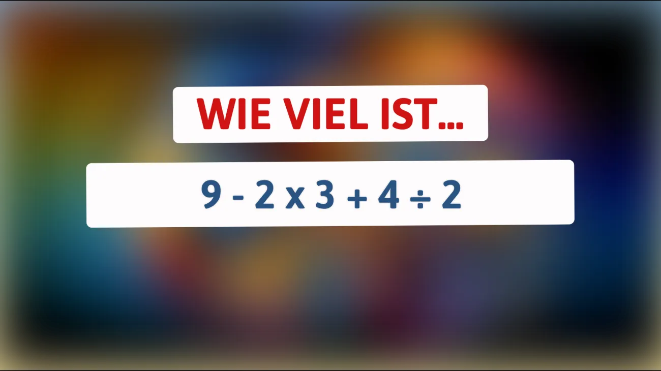 Nur 1% der Menschen lösen dieses knifflige Mathematik-Rätsel – Schaffst du es?"
