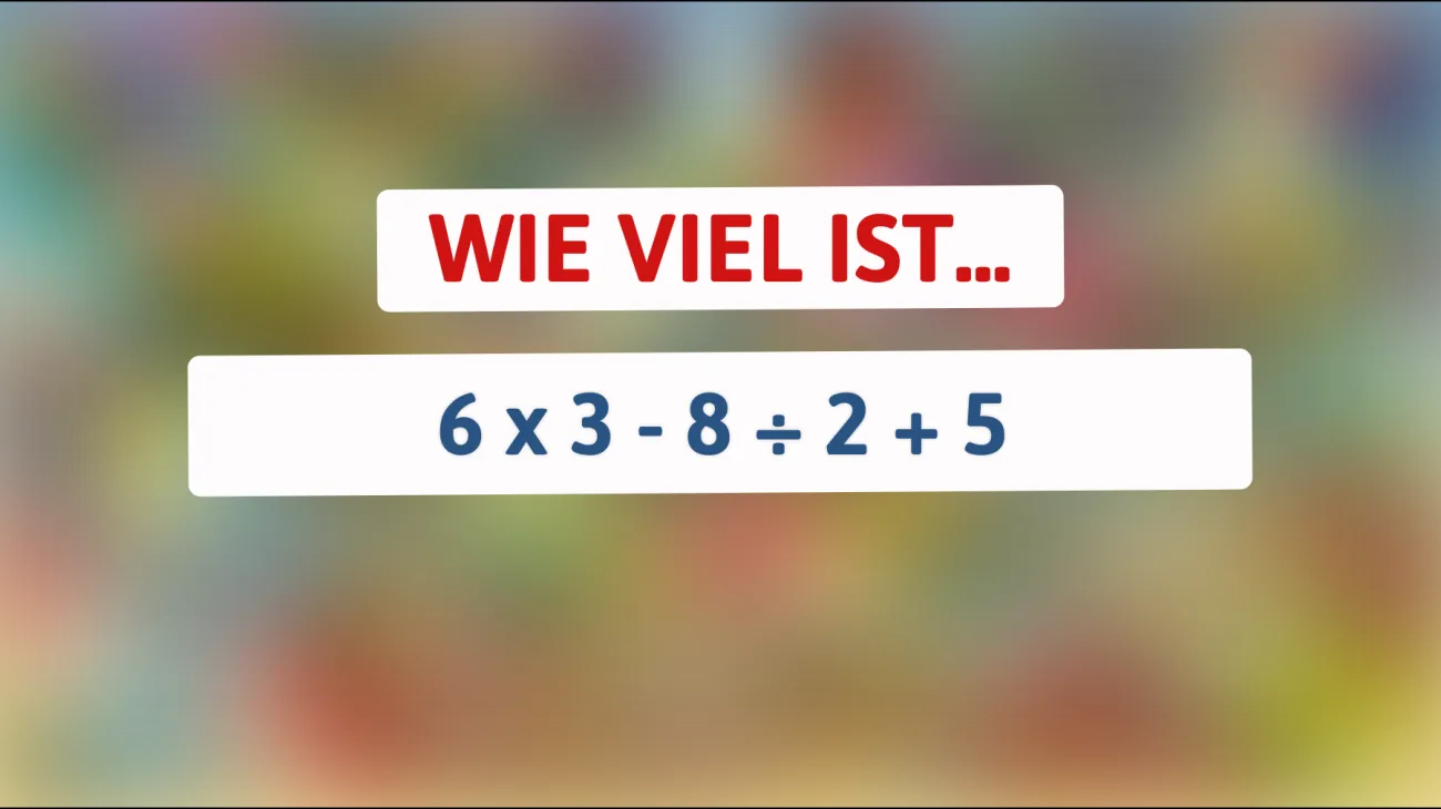 Nur 1% können das: Schaffst du es, dieses mathematische Rätsel zu knacken? Finde heraus, ob du zur Elite gehörst!"