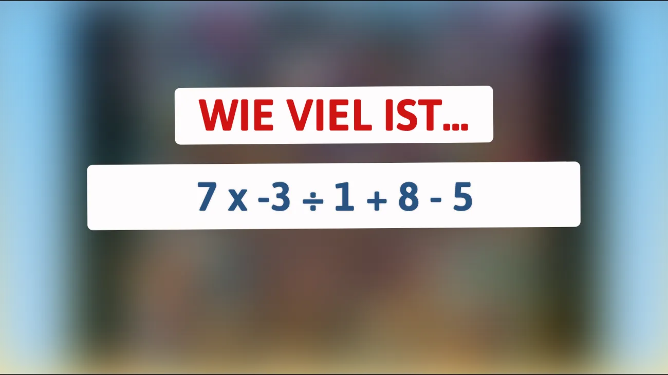 Nur die schlausten Köpfe können dieses mathematische Rätsel lösen: Bist du dabei?"