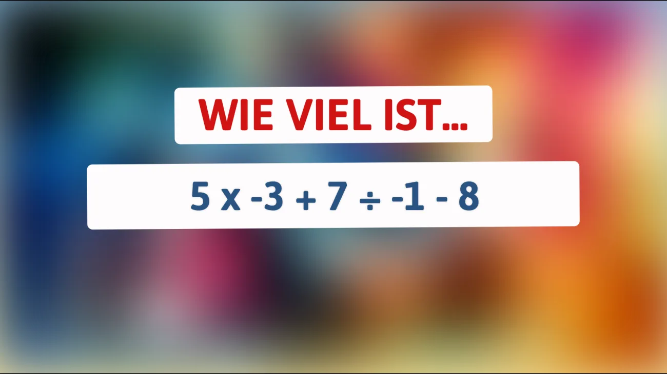 Nur wahre Genies können dieses knifflige Mathe-Rätsel lösen – bist du schlau genug?"