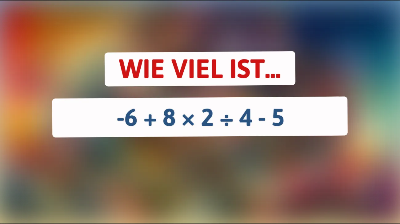 Nur wahre Genies lösen dieses Mathe-Rätsel auf Anhieb! Glaubst du, du schaffst es?"